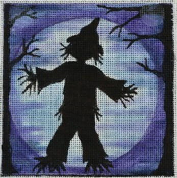 R413 Midnight Scarecrow Silhouette 5.25 x 5.25	18 Mesh Robbyn's Nest Designs