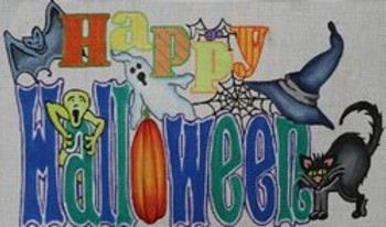 R490 Happy Halloween 13 x 7.25	18 Mesh Robbyn's Nest Designs