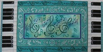 R477 Turquoise Piano Bench 26.25 x 13 18 Mesh Robbyn's Nest Designs