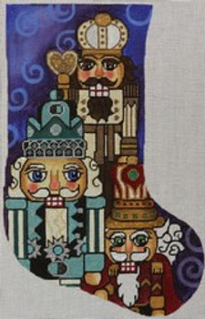 R1100 Nutcracker Stocking	 9.75 x 15 13 Mesh Robbyn's Nest Designs