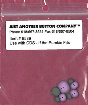 Just Another Button Company If The Pumpkin Fits Button PkCherryWood)