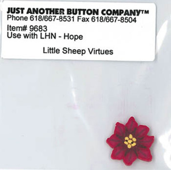 Just Another Button Company Little Sheep Virtues-Hope Button (9683.G)