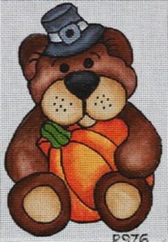 R976 Thanksgiving Bear 4.5 x 6.5	18 Mesh Robbyn's Nest Designs