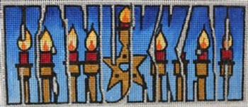 R1091 Hanukkah 	7 x 3 18 Mesh Robbyn's Nest Designs