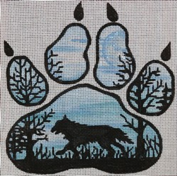 R1073 The Wild Wolf 6 x 6	18	Mesh Robbyn's Nest Designs