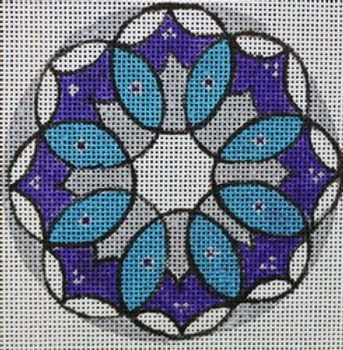 R556 kleidiscope - blue, purple, and white	4 x 4 18 Mesh Robbyn's Nest Designs