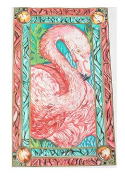 R500 Flamingo Rug 28" x 45.5" 13 Mesh Robbyn's Nest Designs