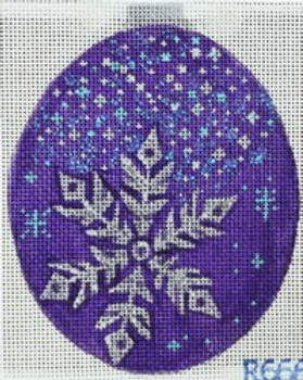 R666 Purple/Silver Ornament	4 x 5 18 Mesh Robbyn's Nest Designs