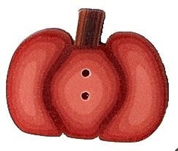 Just Another Button Company Small Orange Pumpkin Button