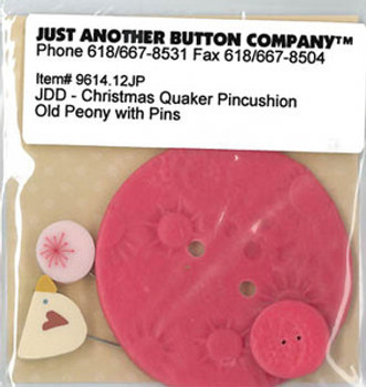 Just Another Button Company Old Peony Button & Pin Set