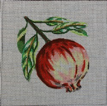 WS619G Small Pomegranate 6x 6 13 Mesh  WINNETKA STITCHERY DESIGNS