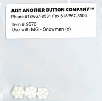 Just Another Button Company Snowman Button Pk (Myrtle Grace)