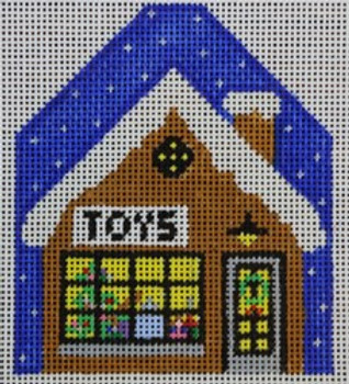 WS406H	Toy Store 	 3 x 3.75  18  Mesh WINNETKA STITCHERY DESIGNS