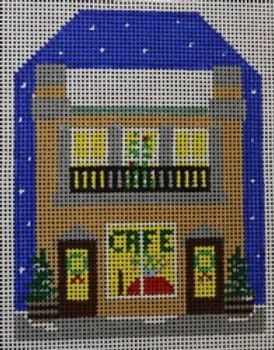 WS660E Café  4.5 x 3.75 18 Mesh WINNETKA STITCHERY DESIGNS