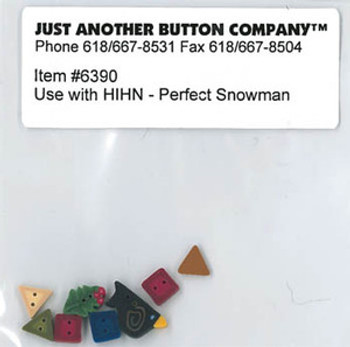 Just Another Button Company Perfect Snowman Button Pack (6390)