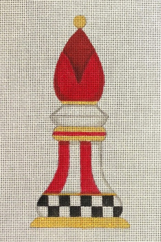 HO2124 Bishop Chess Piece Stand up, 6.25 tall  18 Mesh Raymond Crawford Designs