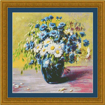 Blooms Of Blue 224 x 224 Kustom Krafts 12-1040 
