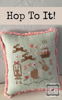 Hop To It! 57w x 60h by Annie Beez Folk Art 22-1474 YT