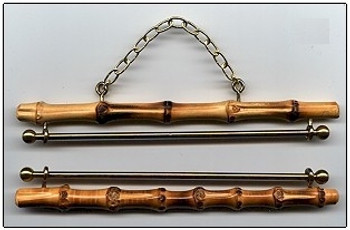 3406 Bellpull Bamboo; Natural Finish; 6cm (2-3/8") 