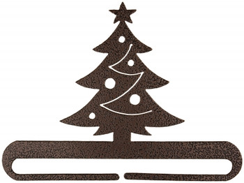 AM26674 Bellpull Ackfeld Manufacturing Christmas Tree Split Btm Metal; Powder Coated Copper Vein  8"