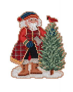 MH202231 Mill Hill Santa Ornament Kit Scotch Pine Santa - (2022)