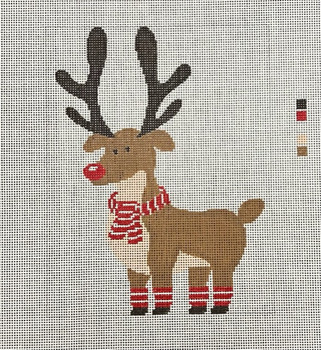 ASIT601 Reindeer 7X9 13 Mesh A Stitch In Time