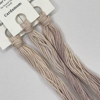 Hand Dyed Thread - Cardamom Colour and Cotton