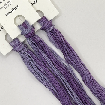 Hand Dyed Thread - Heather Colour and Cotton