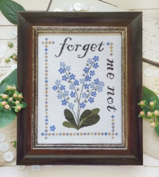 Forget Me Not 153W x 205H by Hello From Liz Mathews 22-2100 YT