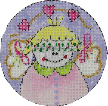 N-231/3 ANGEL ROUND, PINK 2.5 DIA. 13 Mesh Renaissance Designs