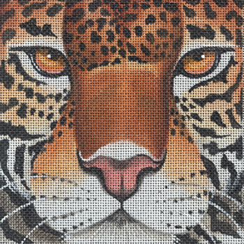 3516 Jaguar 6" x  6" 18 Mesh Leigh Designs Up Close & Personal Coaster