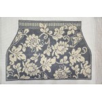 Wg13033 13 ct Karen's Damask Tote - grey & beige 12 X 17 X 6 13 Mesh  Whimsy And Grace