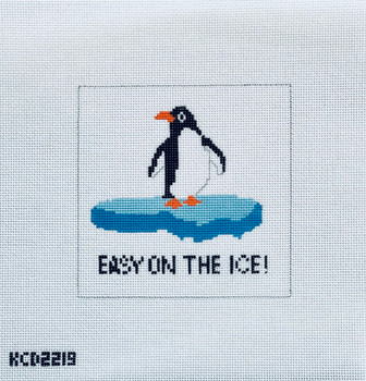 KCD2219 Easy on the Ice 4 1/2" square 18 Mesh August Morgan