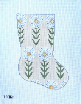 Thorn Alexander (KCN) TA7611 Daisy on Sand Midsize Stocking  7" X 10" 13 Mesh