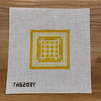 Thorn Alexander (KCN) TA6203Y Monogram Square Yellow  4" square 13 Mesh