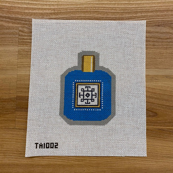 Thorn Alexander (KCN) TA1002 Logo Perfume Bottle 4" X 5 1/2" 13 Mesh