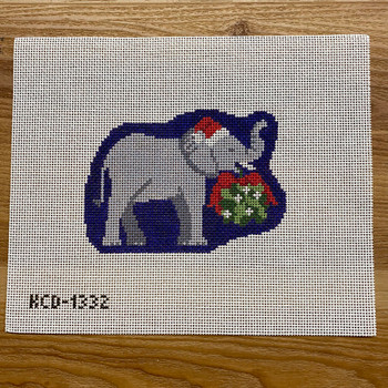 SCT Designs (KCN) KCD1332 Holiday Elephant 5 3/4" X 4 1/4" 13 Mesh