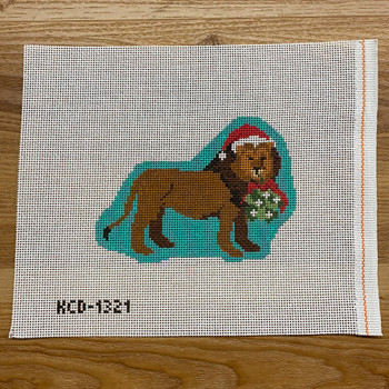 SCT Designs (KCN) KCD1321 Holiday Lion 6" X 4 1/2" 13 Mesh