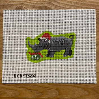 SCT Designs (KCN) KCD1324 Holiday Rhino 5" X 3 1/2" 13 Mesh