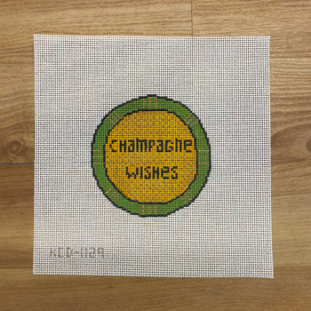SCT Designs (KCN) KCD1129 Champagne Wishes 4 1/2" round 13 Mesh