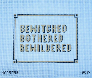 SCT Designs (KCN) KCD5042 Bewtiched Bothered Bewildered 8" x 6" 13 Mesh