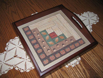 07-2617 Fall Log Cabin Quilt Square by Sekas & Co.