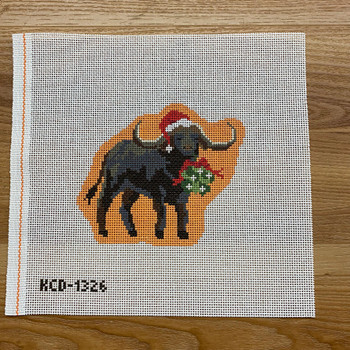 SCT Designs (KCN) KCD1326 Holiday Water Buffalo 6" X 5" 13 Mesh