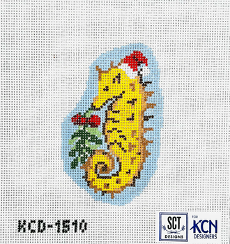 SCT Designs (KCN) KCD1510 Holiday Seahorse 3 1/4" X 5"  13  Mesh 