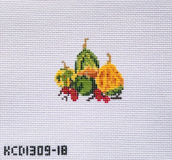 SCT Designs (KCN) KCD1309-18 Gourds Ornament 2" X 2" 18 Mesh