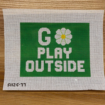 Go Play Outside 7 3/4" X 6" 13 Mesh STITCH-ITs SI12677