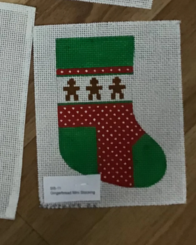 Gingerbread Mini Stocking 4" X 5 1/2" 13 Mesh STITCH-ITs SI511