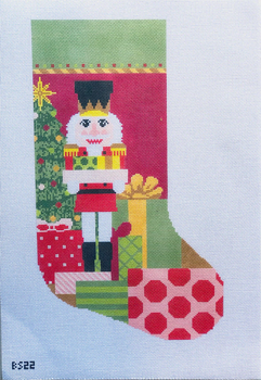 The Nutcracker Stocking 16 1/2" long, 10" wide 13 Mesh Bauble Stockings BS22