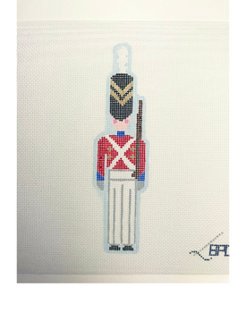 22-229 Toy soldier ornament 18 Mesh Blueberry Point