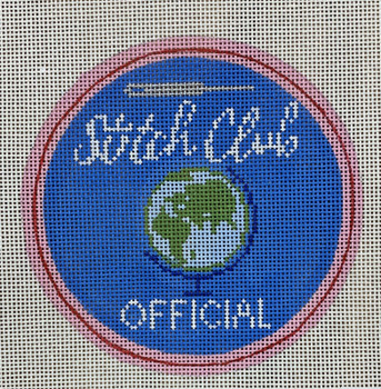 LL149 Stitch Club Offical  4.5" Round 18 Mesh Labors Of Love